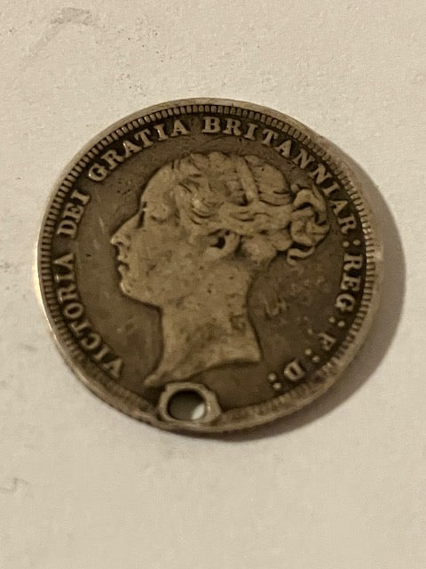 Six pence 1881 England