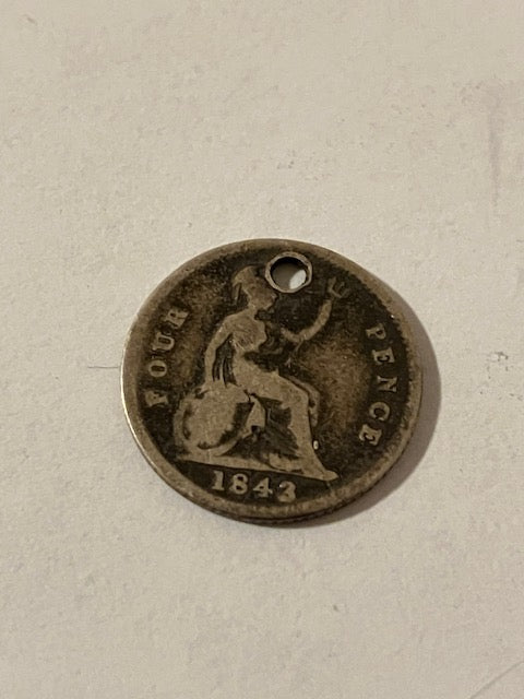 4 pence 1843 England