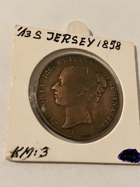 1/13 Shilling Jersey 1858