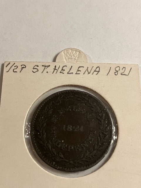 1/2 Penny St. Helena 1821