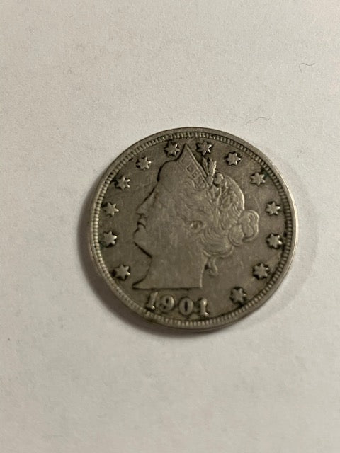 Five Cents 1901 USA