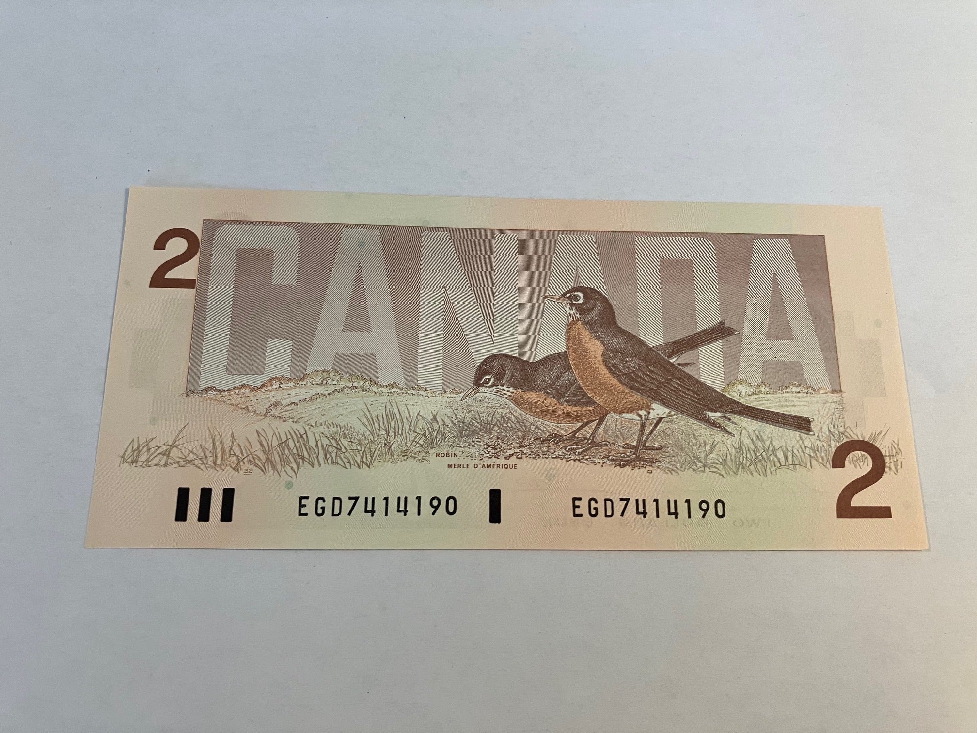 2 Dollars Canada 1986