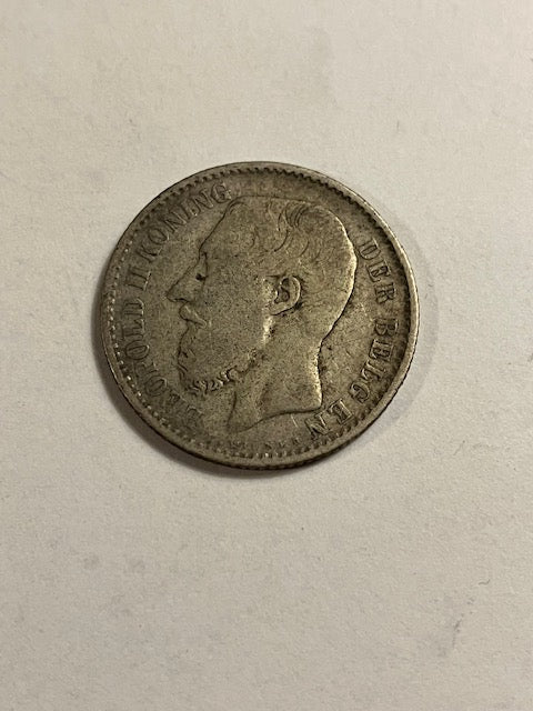 1 Franc Belgium 1886