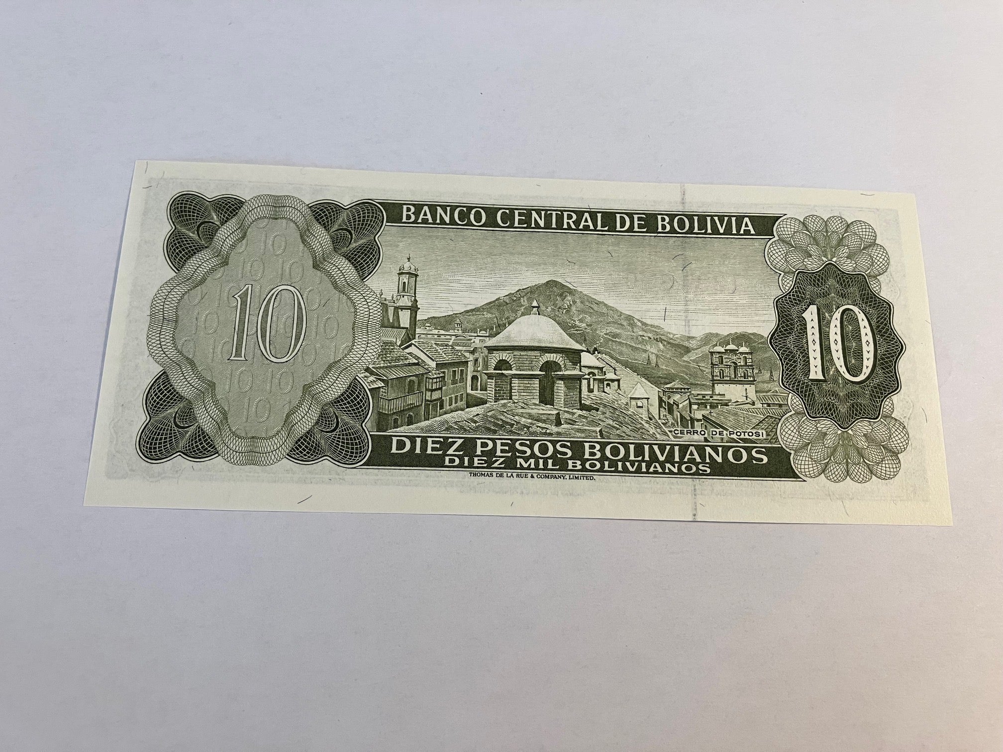 10 Pesos Bolivia 1962