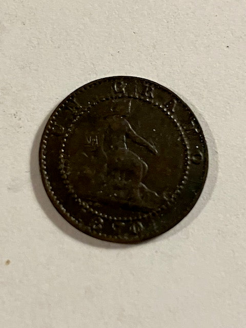 Un Centimo Spain 1870
