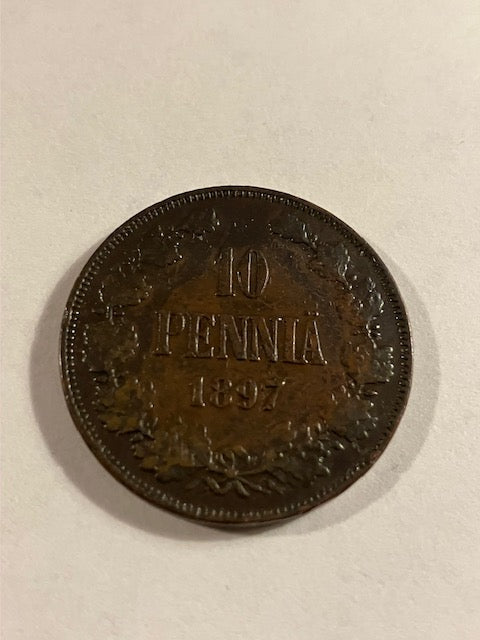10 Pennia 1897 Finland