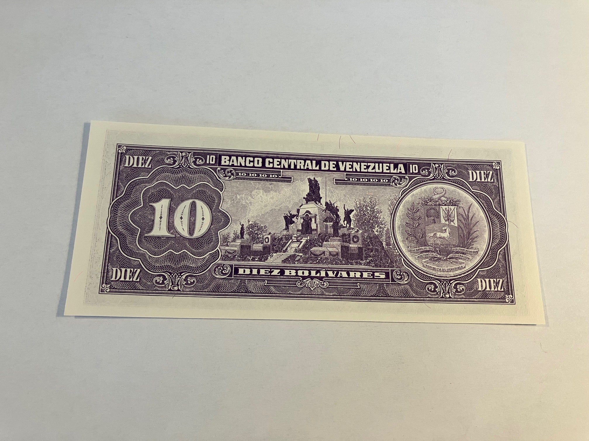 10 Bolivares Venezuela 1992