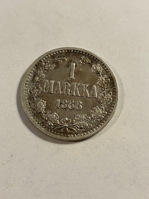 1 Markka 1866 Finland