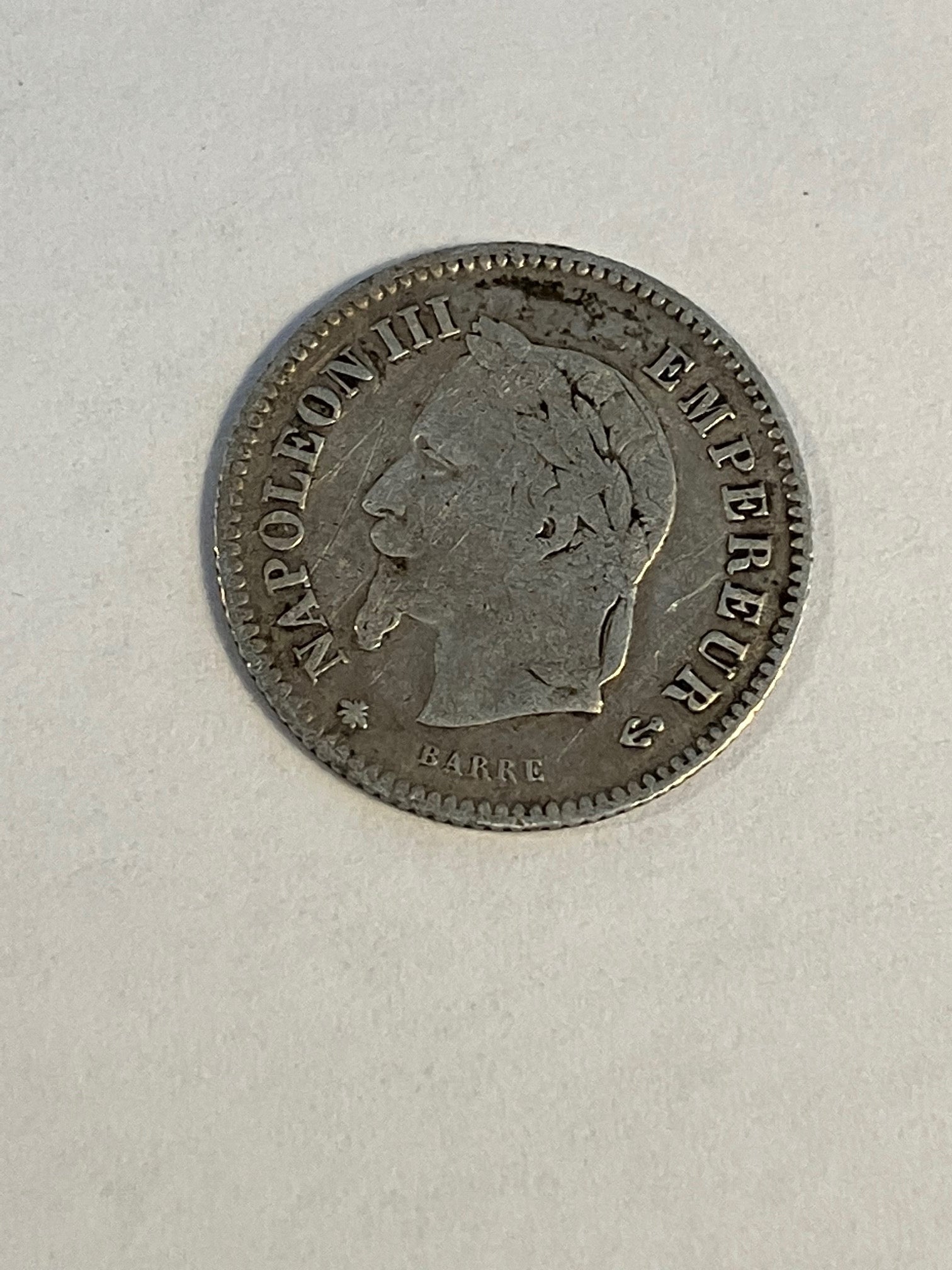 20 Cent 1867 A France - Renset