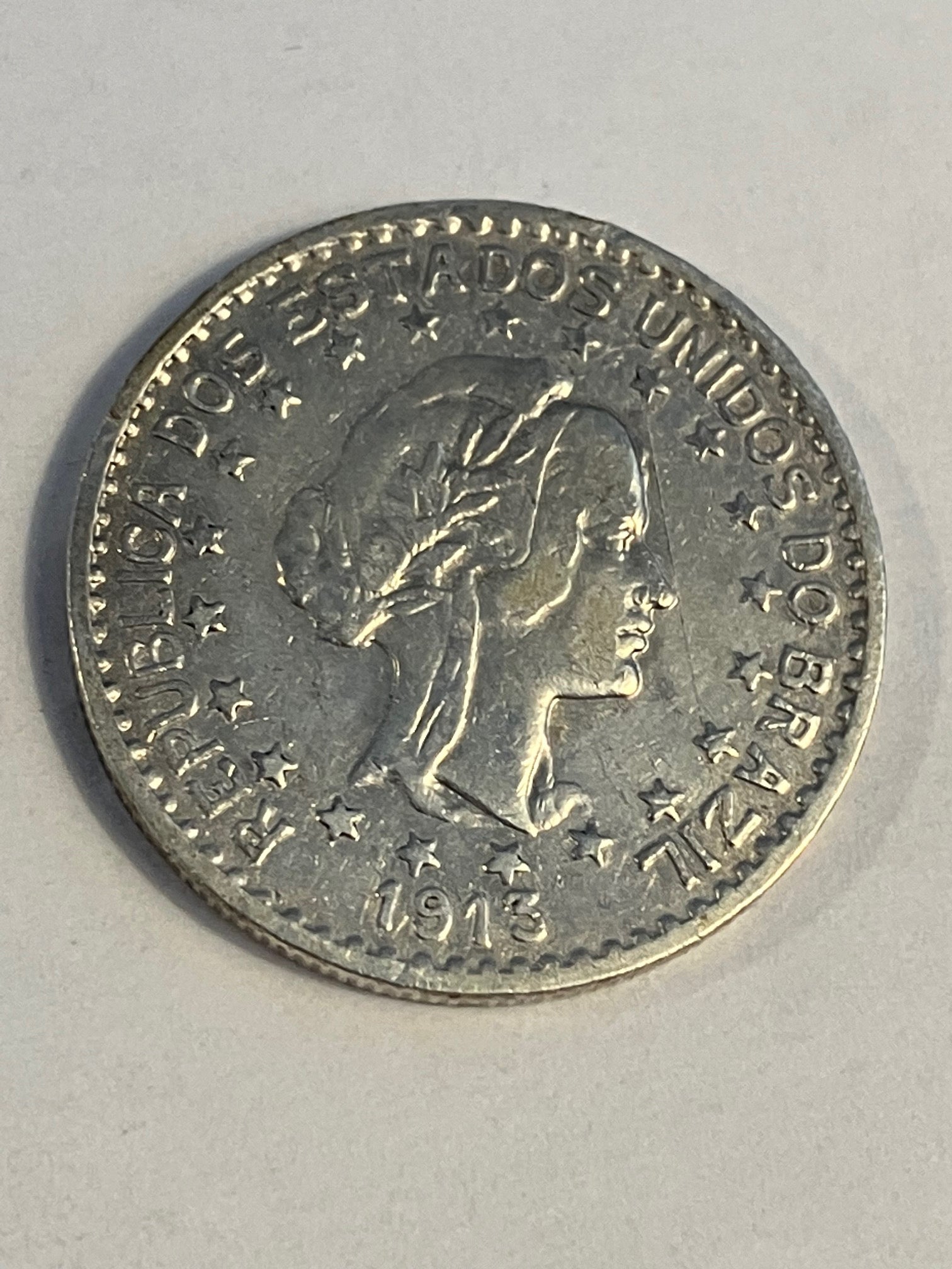 1000 Reis 1913 Brazil - Renset