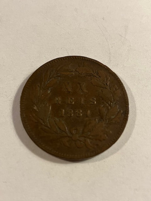 20 Reis 1884 Portugal
