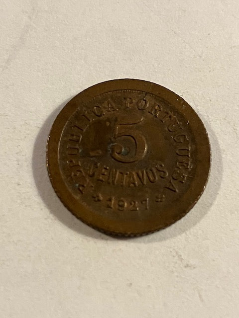 5 Centavos 1927 Portugal