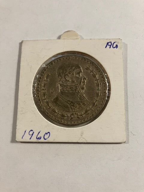 Un Peso 1960 Mexico