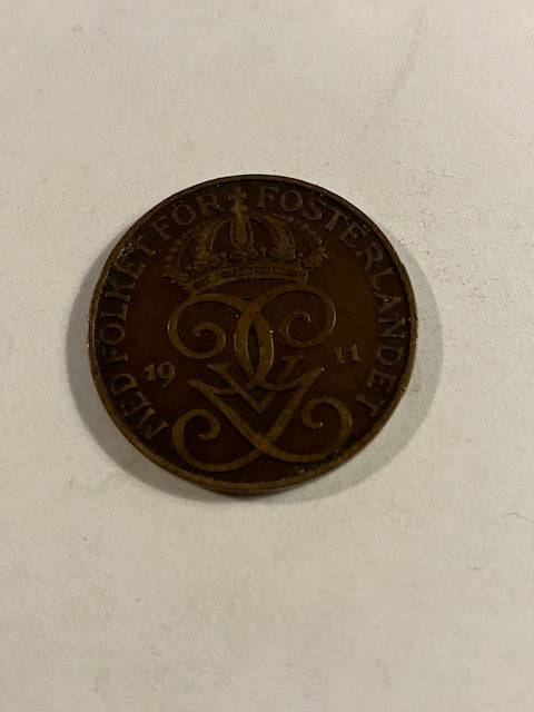 5 øre 1911 Sweden