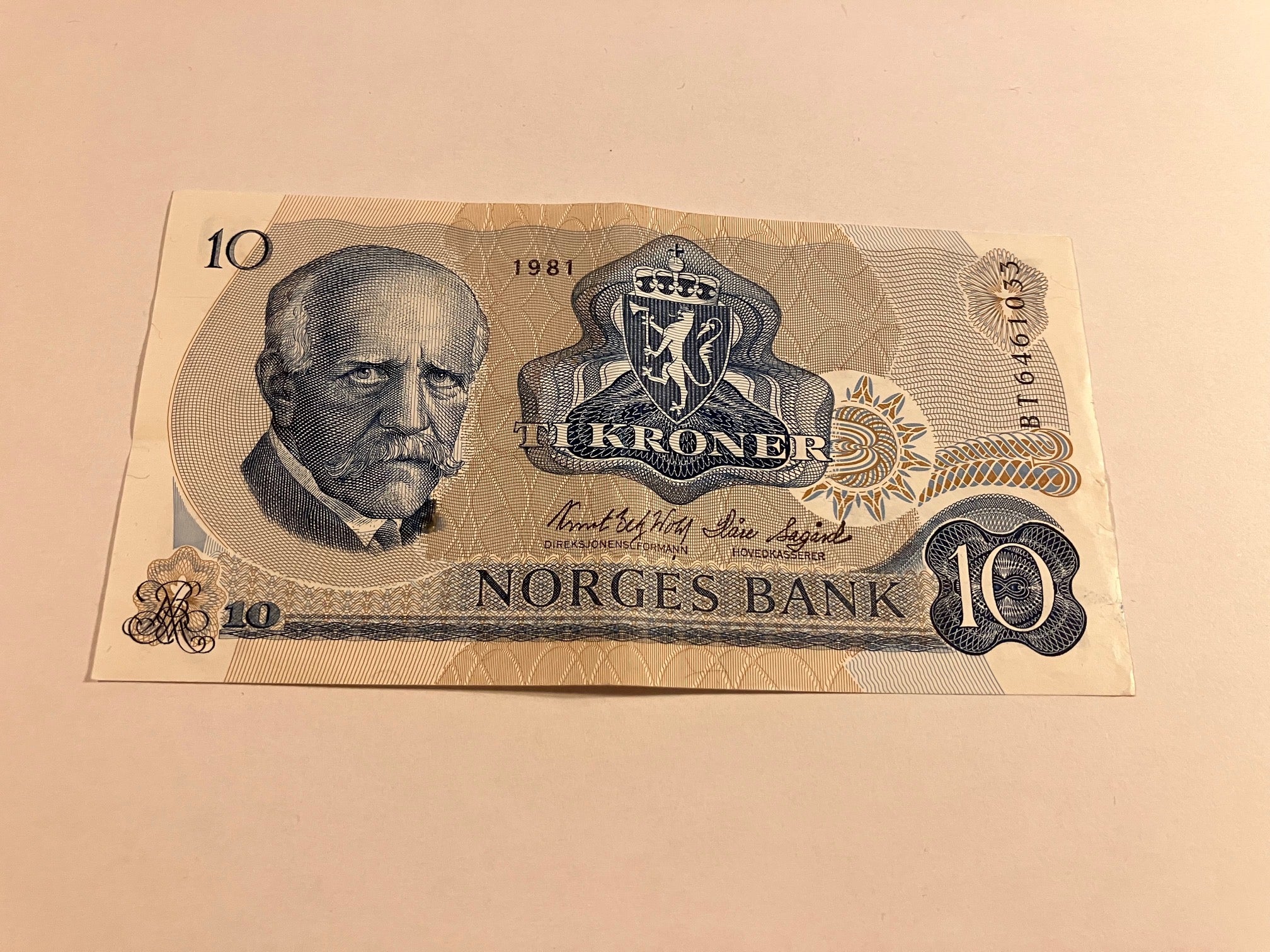 10 Kroner Norge 1981
