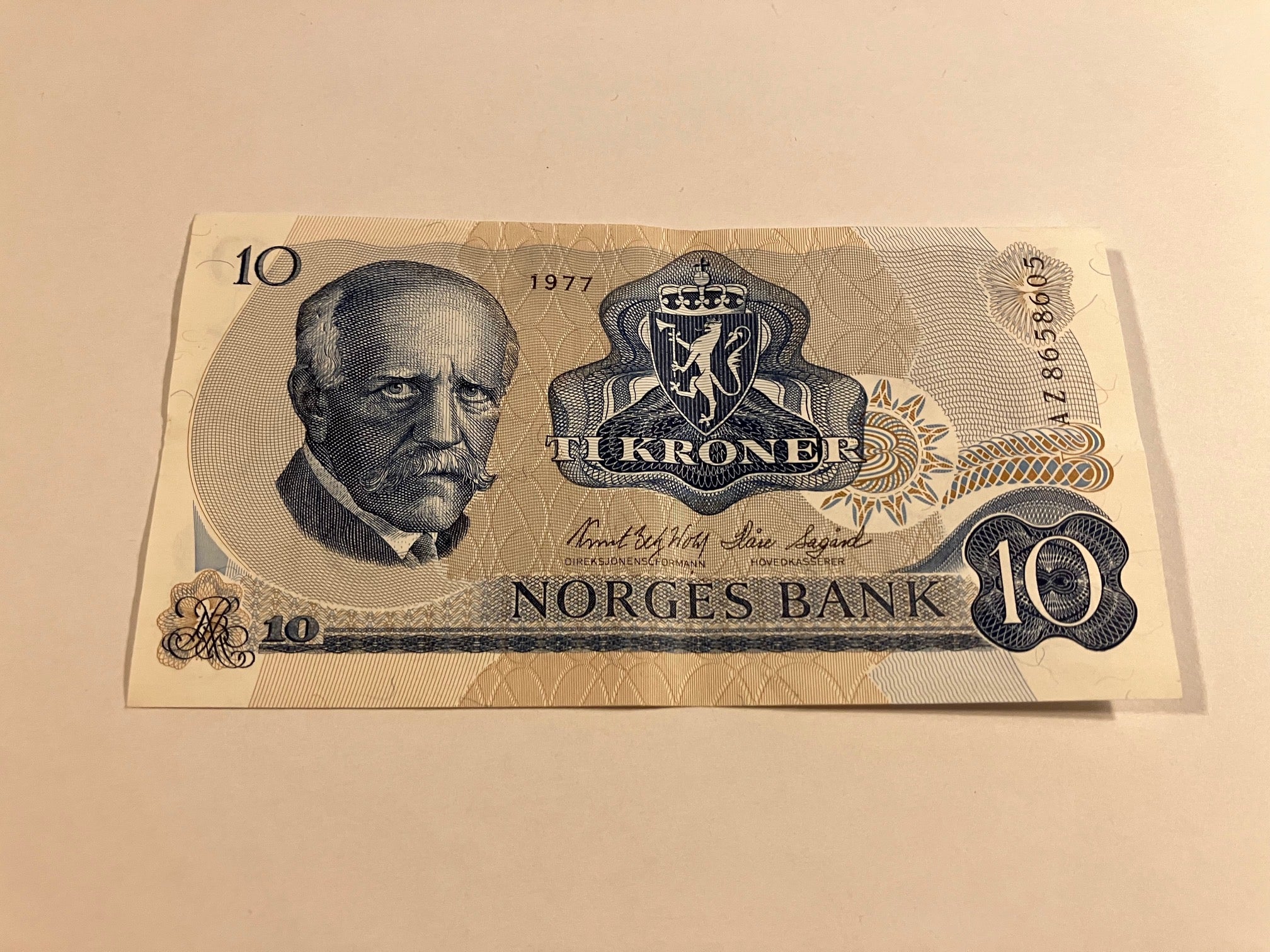 10 Kroner Norge 1977