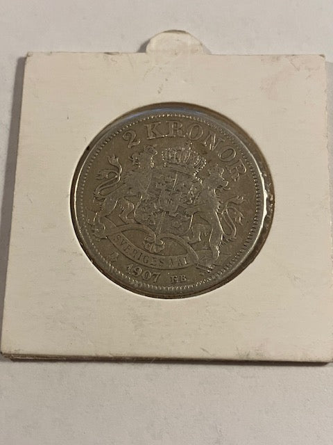 2 Kroner 1907 Sweden