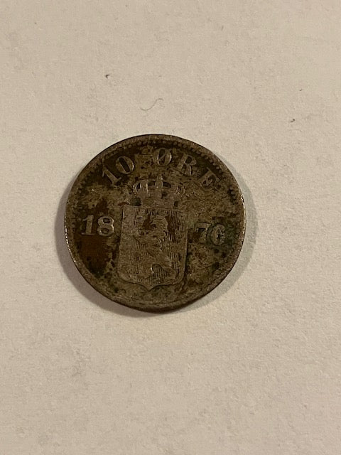 10 øre 1876 Norge