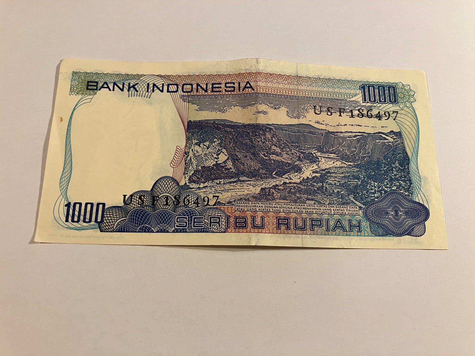 1000 Rupiah Indonesia 1980