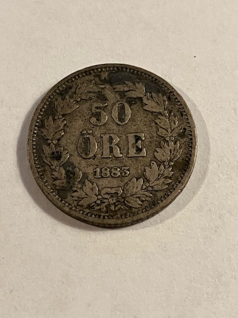 50 øre 1883 Sweden