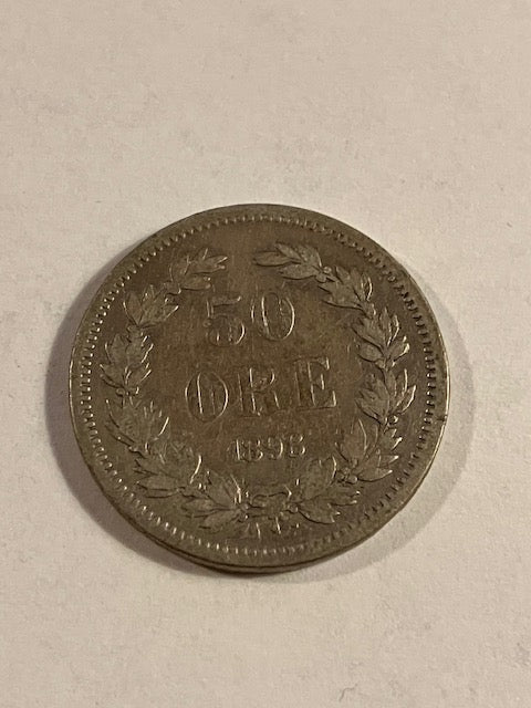 50 øre 1898 Sweden