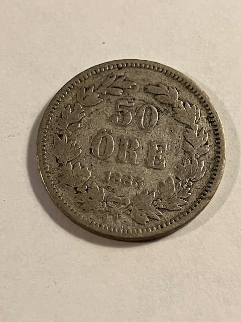 50 øre 1883 Sweden