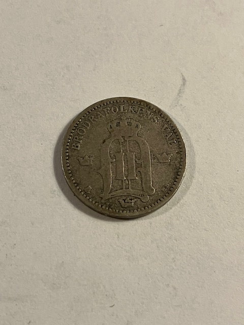 25 øre 1881 Sweden