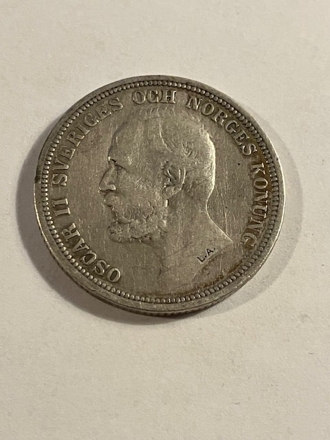 2 kroner 1892 Sweden