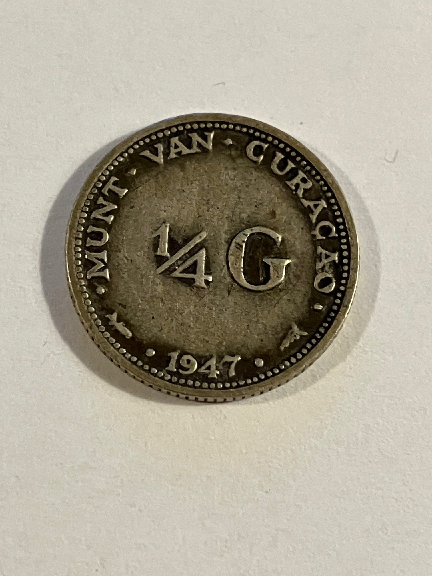 1/4 G Curacao 1947 - Slidt