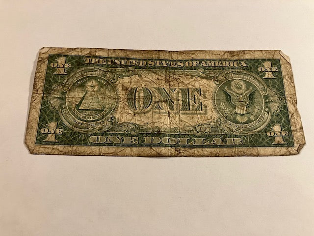 1 Dollar USA Blue Seal Silver Certificate