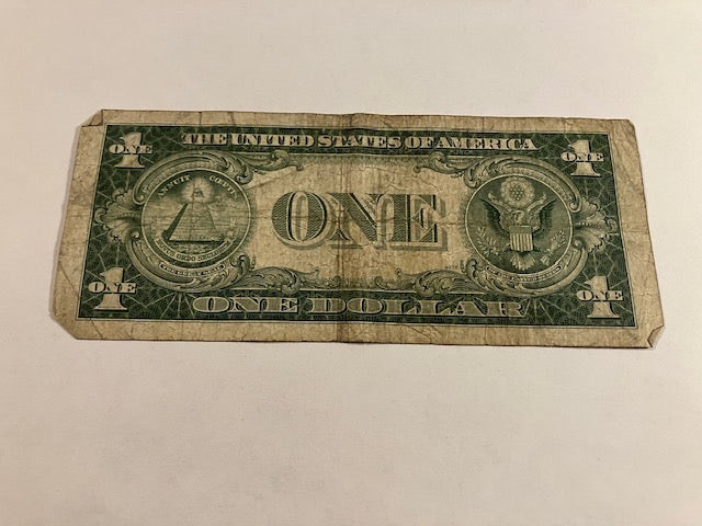 1 Dollar USA Blue Seal Silver Certificate