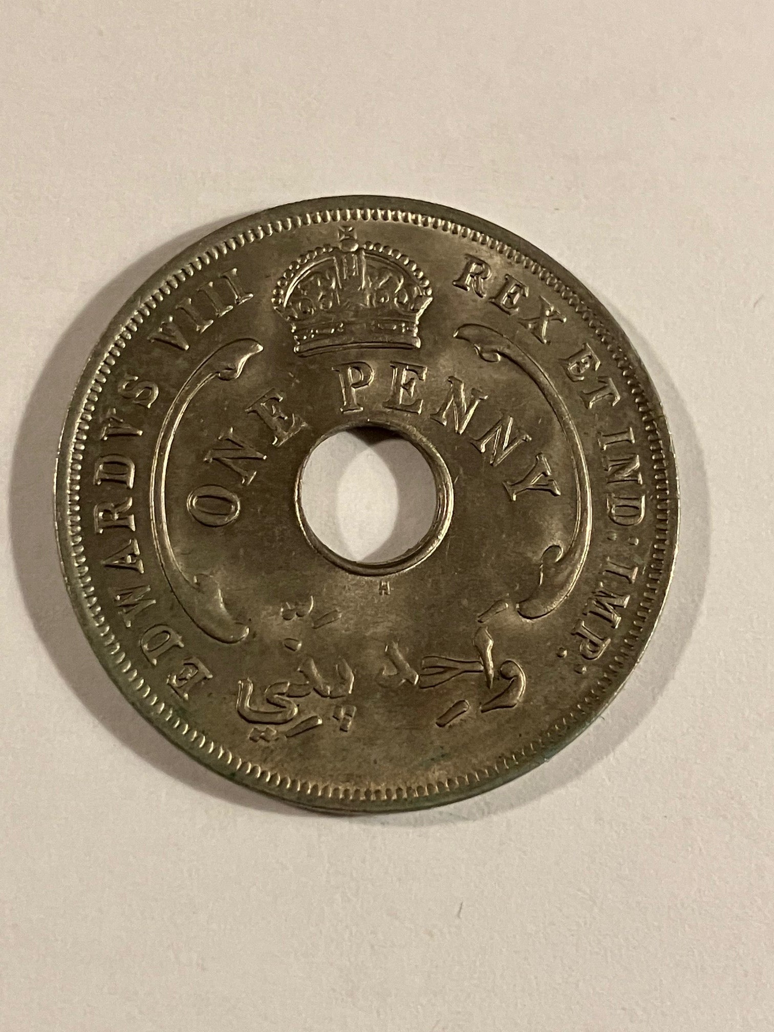 One Penny British West Africa 1936