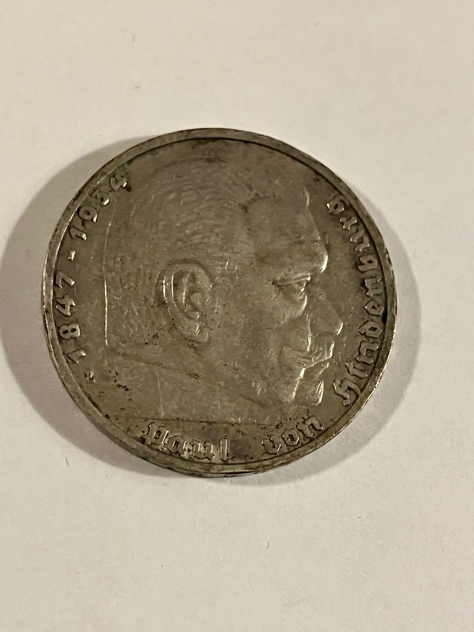 5 Mark 1935 Germany - Dårlig stand