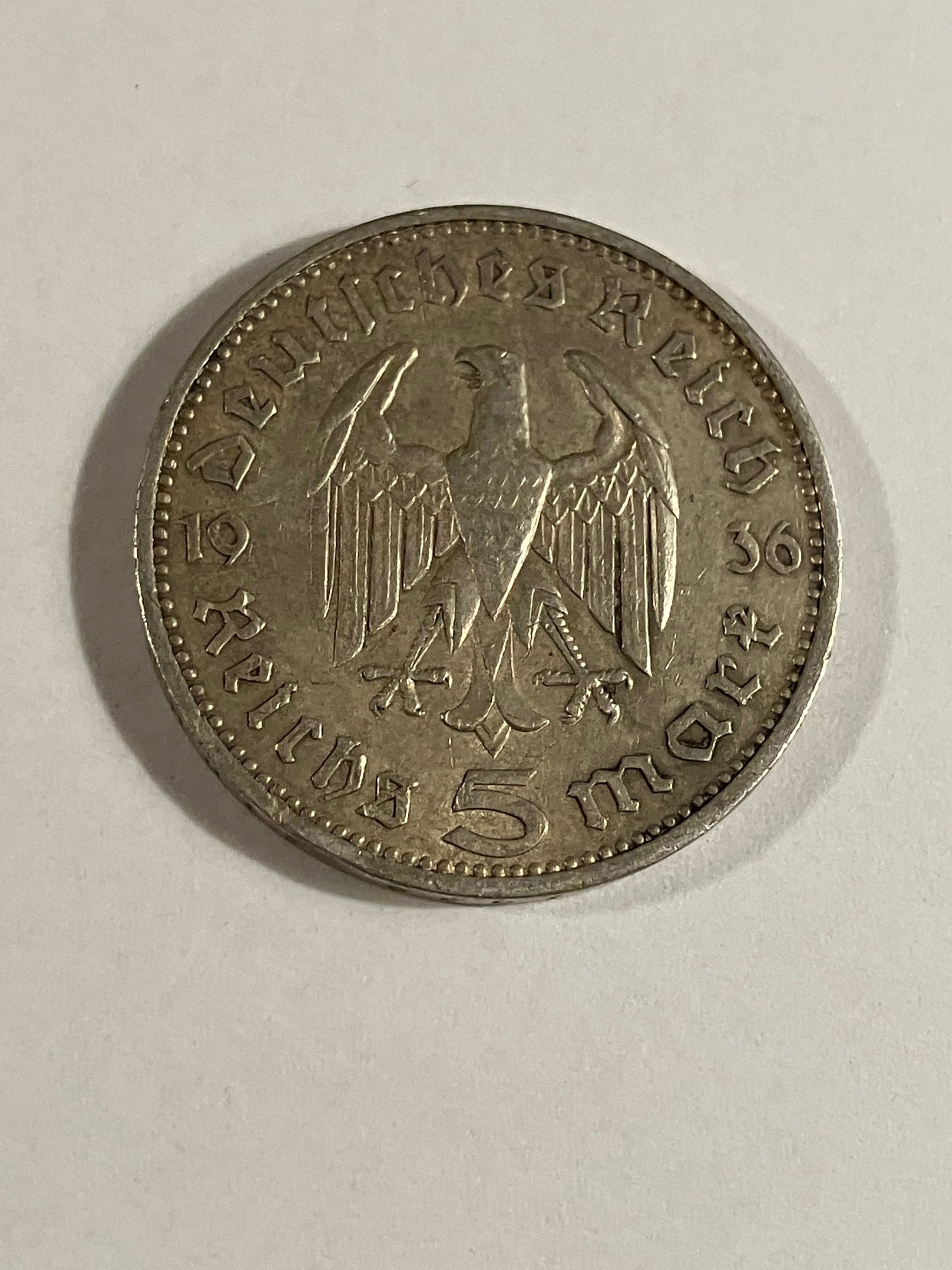 5 Mark 1936 Germany