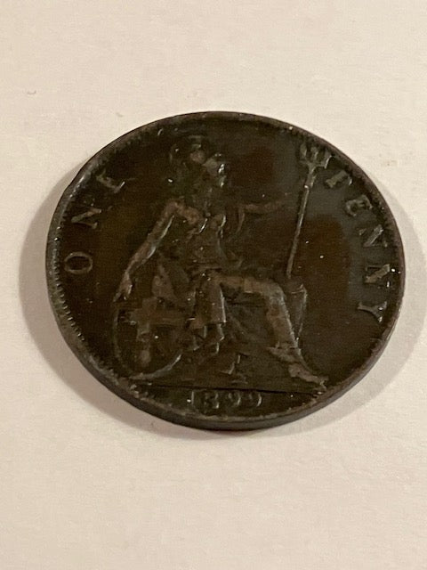 One Penny 1899 England