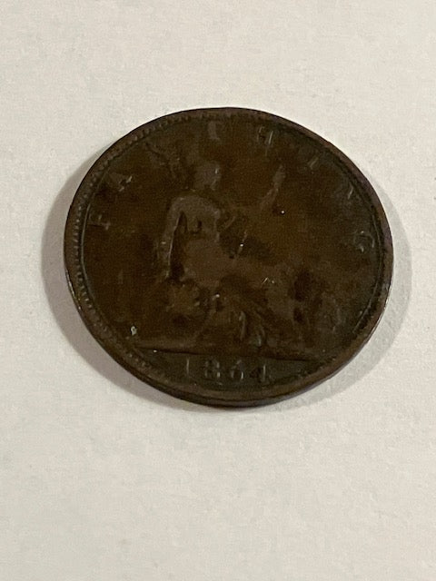 Farthing 1864 England