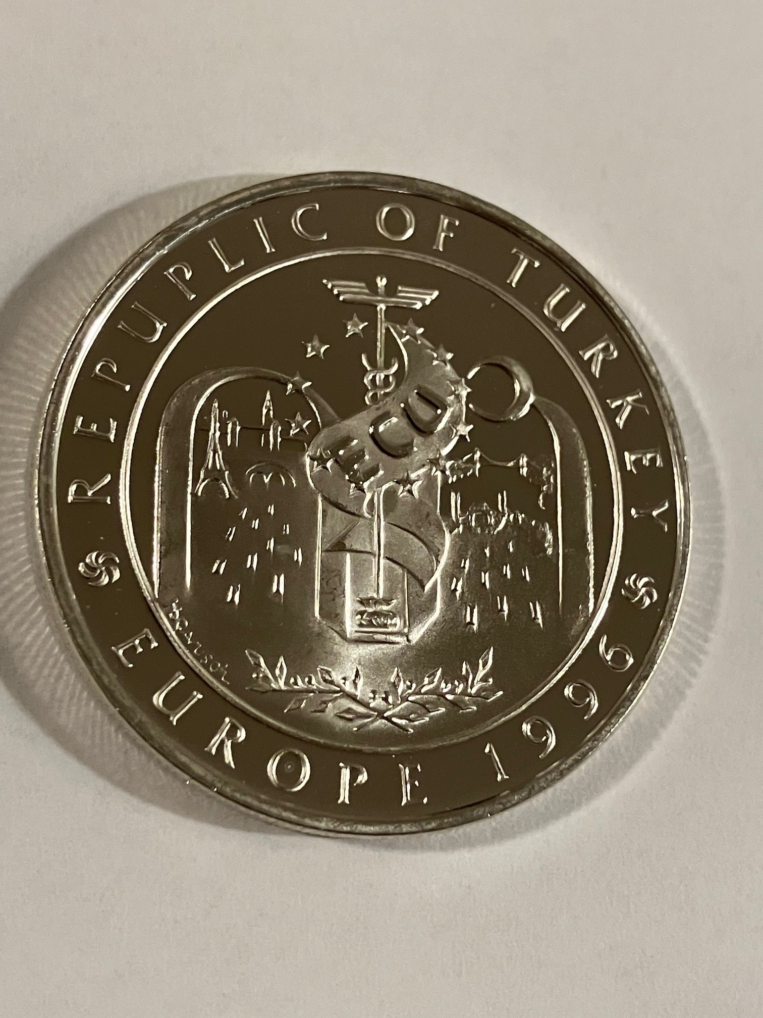 750.000 Lira Turkey 1996