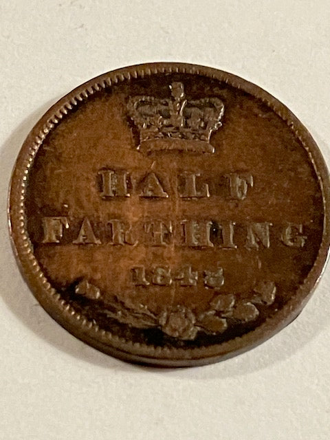 Half Farthing 1843 England