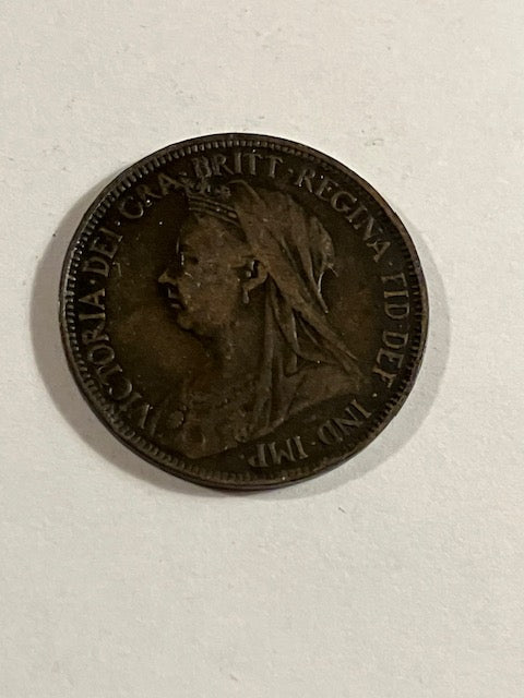 Half Penny 1896 England