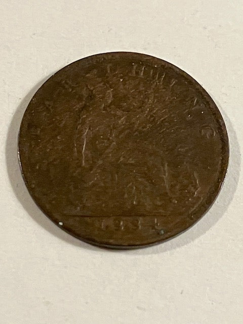 Farthing 1884 England