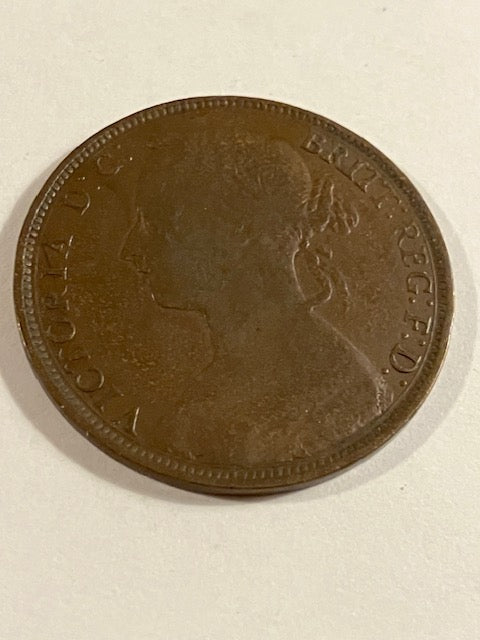 One Penny 1892 England