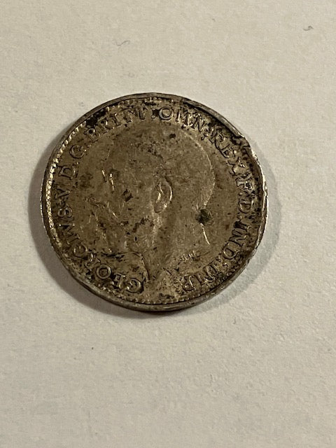 Three Pence 1916 England