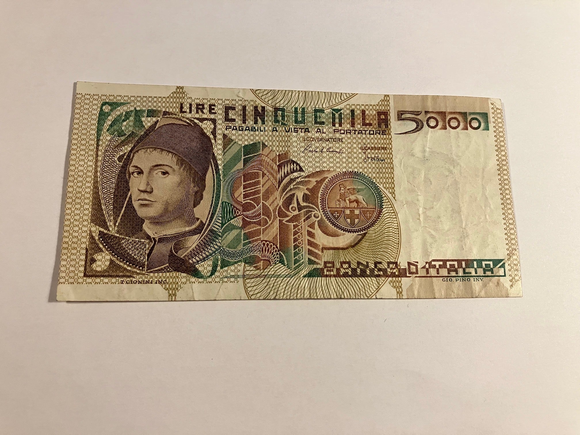 5000 Lire Italy