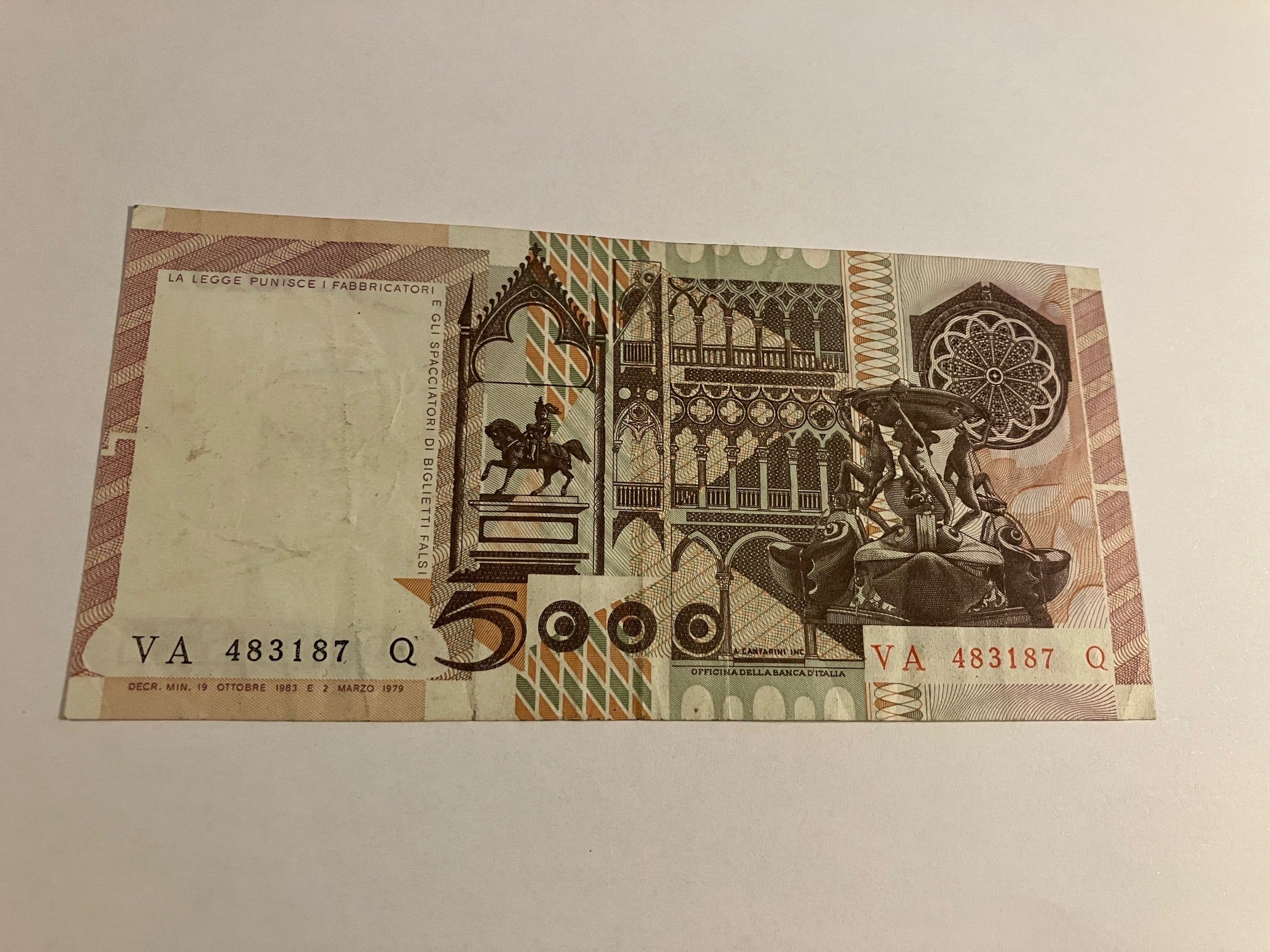 5000 Lire Italy