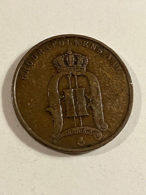 5 øre 1892 Sverige
