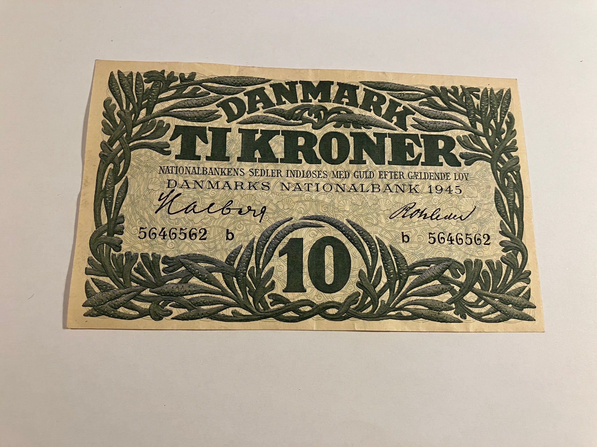10 Kroner 1945 B Danmark