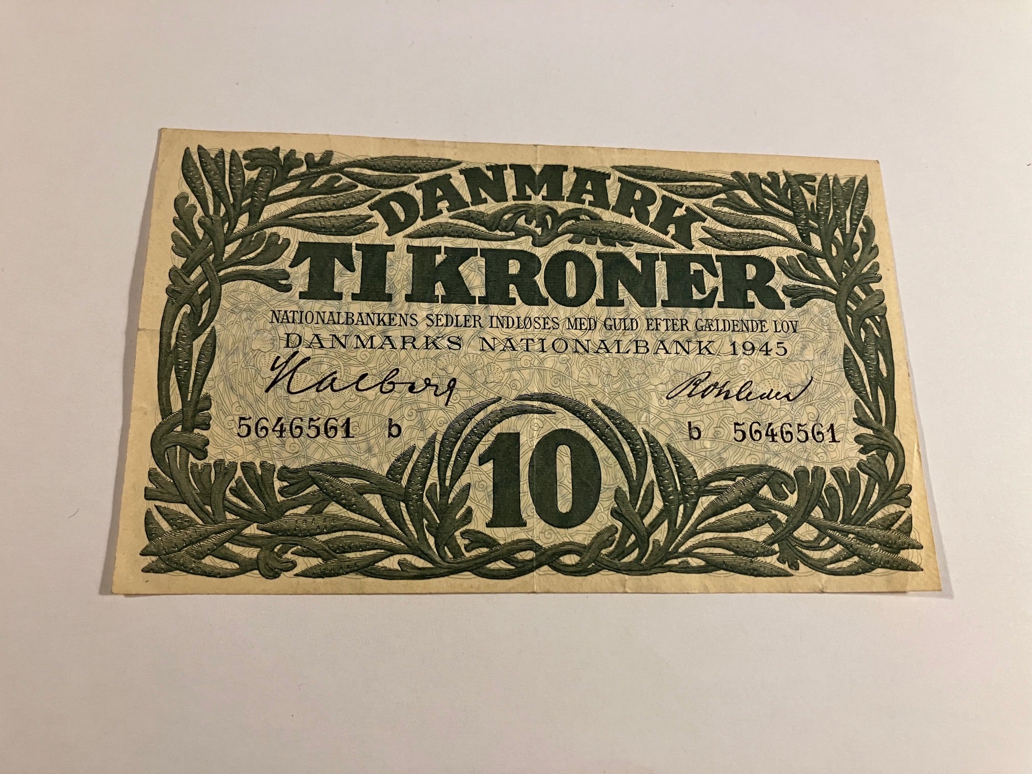 10 Kroner 1945 B Danmark