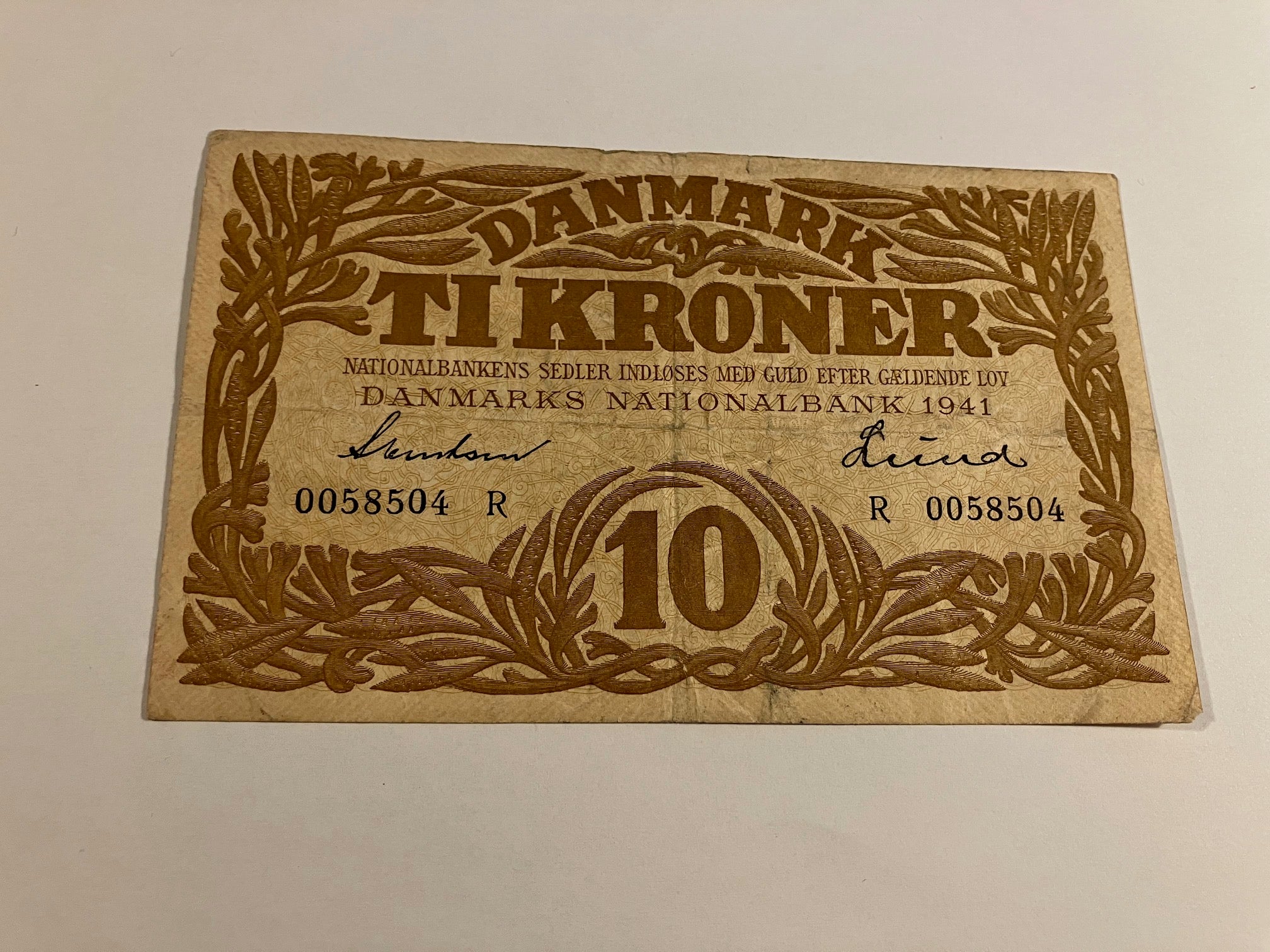 10 Kroner 1941 R Danmark