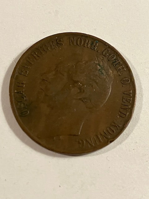 5 øre 1858 Sverige