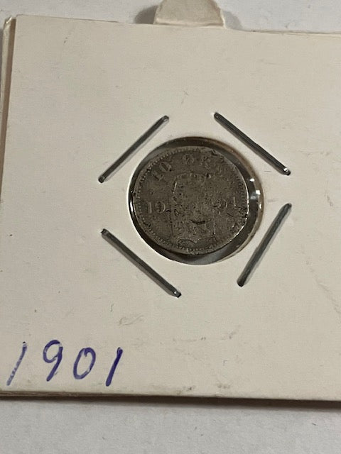 10 øre 1901 Sverige